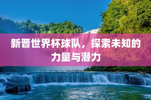 新晋世界杯球队，探索未知的力量与潜力