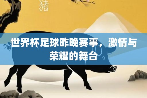 世界杯足球昨晚赛事，激情与荣耀的舞台