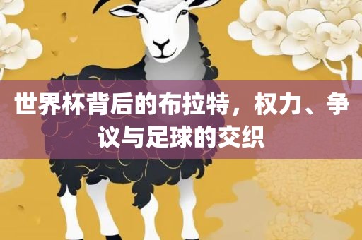 世界杯背后的布拉特，权力、争议与足球的交织漯河市盈旭机械设备有限公司