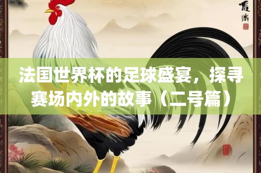 法国世界杯的足球盛宴，探寻赛场内外的故事（二号篇）漯河市盈旭机械设备有限公司