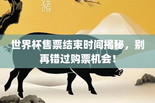 世界杯售票结束时间揭秘，别再错过购票机会！