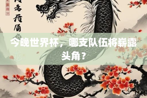 今晚世界杯，哪支队伍将崭露头角？