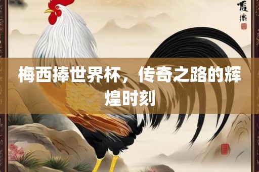 梅西捧世界杯，传奇之路的辉煌时刻