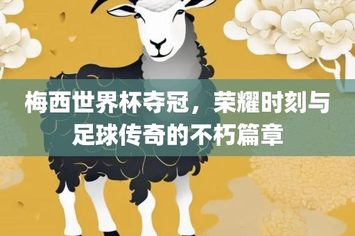 梅西世界杯夺冠，荣耀时刻与足球传奇的不朽篇章