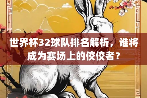 世界杯32球队排名解析，谁将成为赛场上的佼佼者？