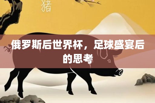 俄罗斯后世界杯，足球盛宴后的思考