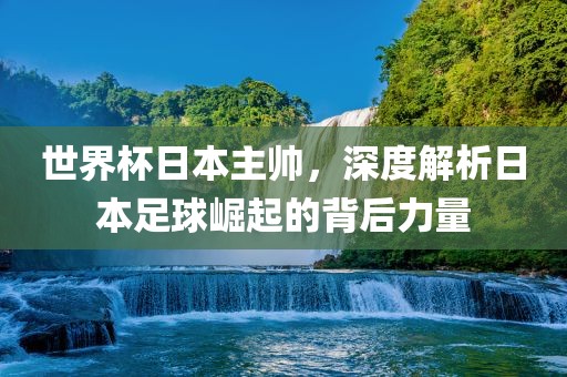 世界杯日本主帅，深度解析日本足球崛起的背后力量
