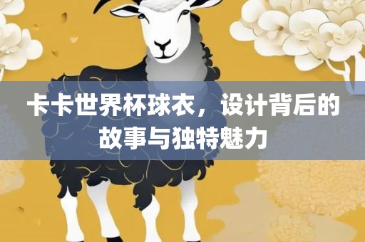 卡卡世界杯球衣，设计背后的故事与独特魅力