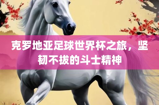 克罗地亚足球世界杯之旅，坚韧不拔的斗士精神