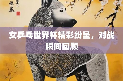 女乒乓世界杯精彩纷呈，对战瞬间回顾