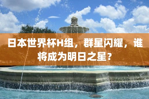 日本世界杯H组，群星闪耀，谁将成为明日之星？