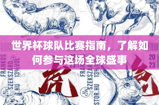 世界杯球队比赛指南，了解如何参与这场全球盛事