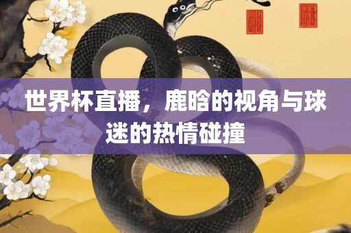 世界杯直播，鹿晗的视角与球迷的热情碰撞