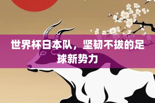 世界杯日本队，坚韧不拔的足球新势力