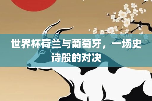 世界杯荷兰与葡萄牙，一场史诗般的对决