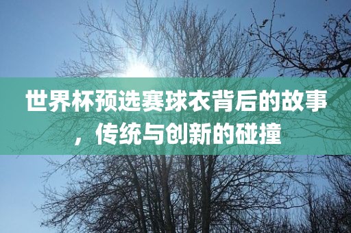 世界杯预选赛球衣背后的故事，传统与创新的碰撞
