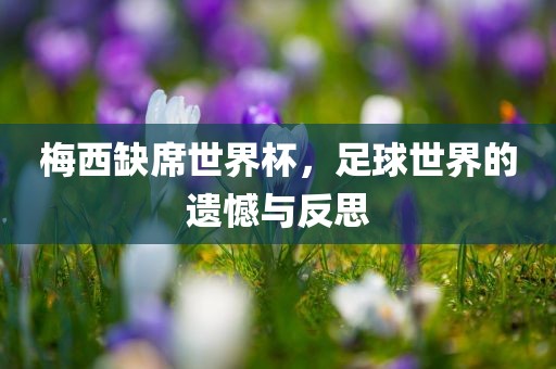 梅西缺席世界杯，足球世界的遗憾与反思