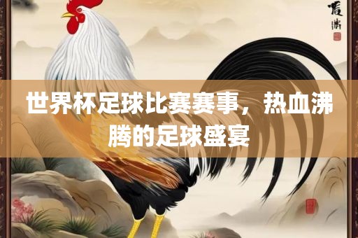 世界杯足球比赛赛事，热血沸腾的足球盛宴