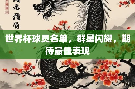 世界杯球员名单，群星闪耀漯河市盈旭机械设备有限公司，期待最佳表现