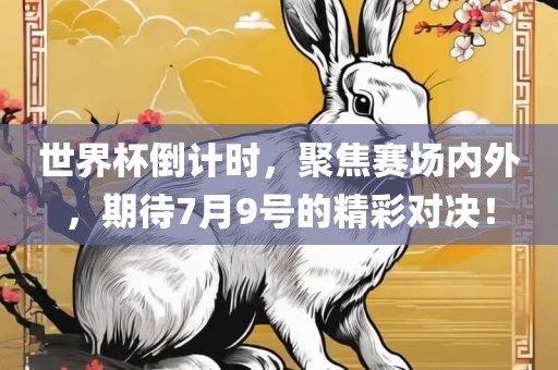 世界杯倒计时，聚焦赛场内外，期待7月9号的精彩对决！
