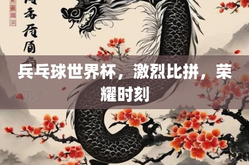 兵乓球世界杯，激烈比拼，荣耀时刻