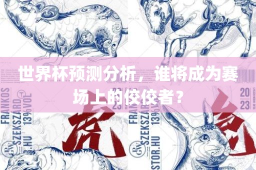 世界杯预测分析，谁将成为赛场上的佼佼者？