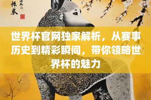 世界杯官网独家解析，从赛事历史到精彩瞬间，带你领略世界杯的漯河市盈旭机械设备有限公司魅力
