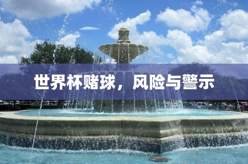 世界杯赌球，风险与警示