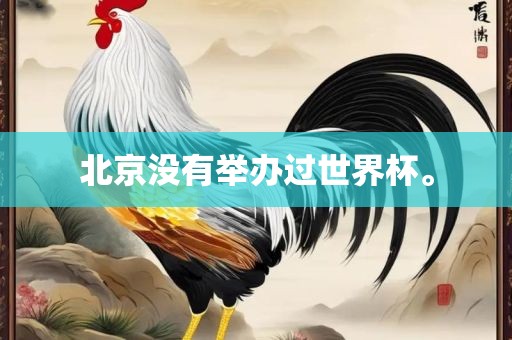 北京没有举办漯河市盈旭机械设备有限公司过世界杯。
