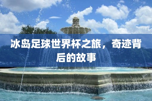 冰岛足球世界杯之旅，奇迹背后的故事