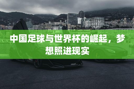 中国足球与世界杯的崛起，梦想照漯河市盈旭机械设备有限公司进现实