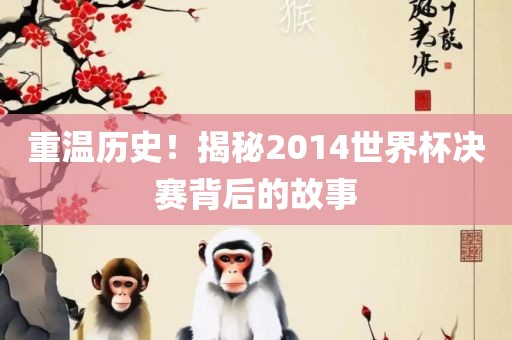重温历史！揭秘2014世界杯决赛背后的故事