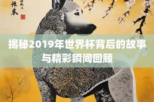 揭秘2019年世漯河市盈旭机械设备有限公司界杯背后的故事与精彩瞬间回顾