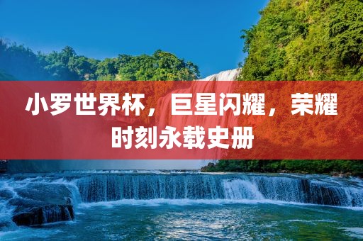 小罗世界杯，巨星闪耀，荣耀时刻永载史册
