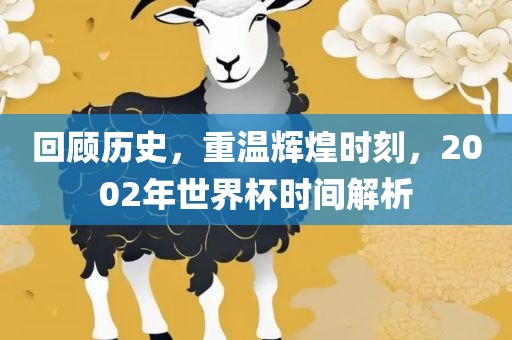 回顾历史，重温辉煌时刻，2002年世界杯时间解析