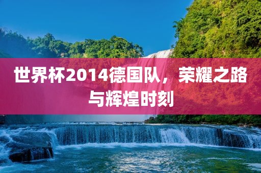 世界杯2014德国队，荣耀之路与辉煌时刻
