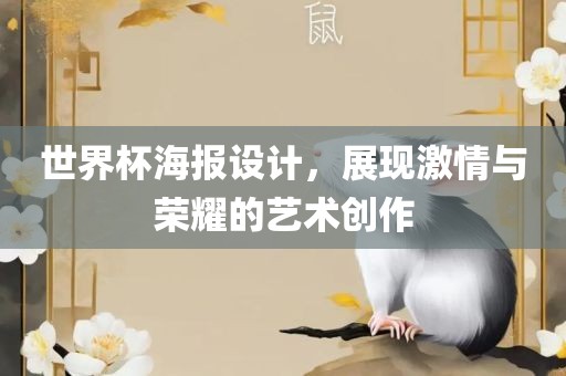 世界杯海报设计，展现激情与荣耀的艺术创作