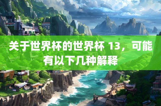 关于世界杯的世界杯 13，可能有以下几种解释