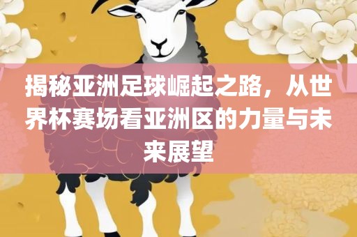 揭秘亚洲足球崛起之路，从世界杯赛场看亚洲区的力量与未来展望