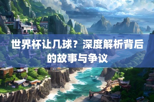 世界杯让几球？深度解析背后的故事与争议