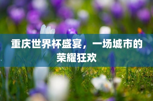 重庆世界杯盛宴，一场城市的荣耀狂欢