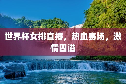 世界杯女排直播，热血赛场，激情四溢