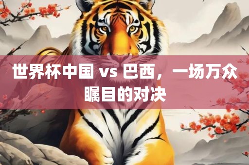 世界杯中国 vs 巴西，一场万众瞩目的对决
