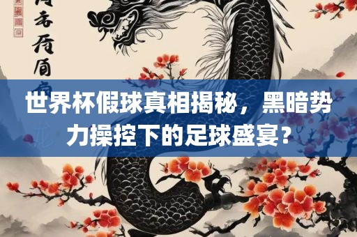 世界杯假球真相揭秘，黑暗势力操控下的足球盛宴？漯河市盈旭机械设备有限公司