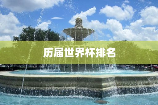 历届世界杯排名