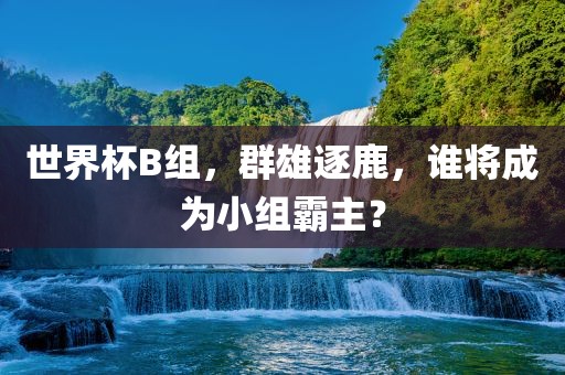世界杯B组，群雄逐鹿，谁将成为小组霸主？