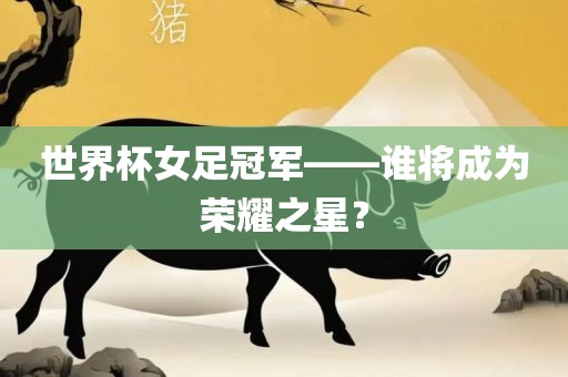 世界杯女足冠军——谁将成为荣耀之星？