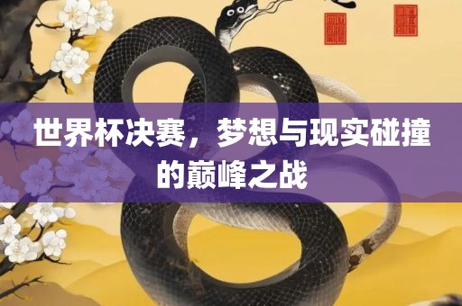 世界杯决赛，梦想与现实碰撞的巅峰之战漯河市盈旭机械设备有限公司