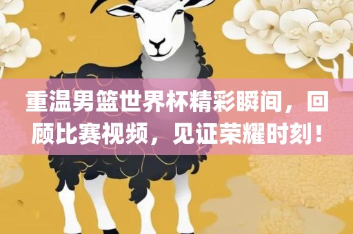 重温男篮世界杯精彩瞬间，回顾比赛视频，见证荣耀时刻！漯河市盈旭机械设备有限公司