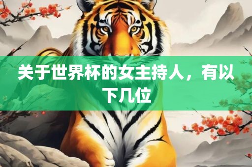关于世界杯的女主持人，有以下几位漯河市盈旭机械设备有限公司